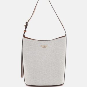 nicolette canvas large bucket bag