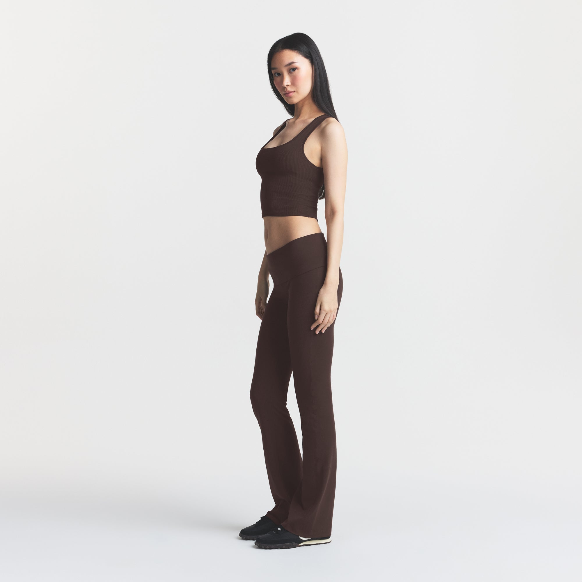 cotton jersey foldover pant cotton jersey foldover pant