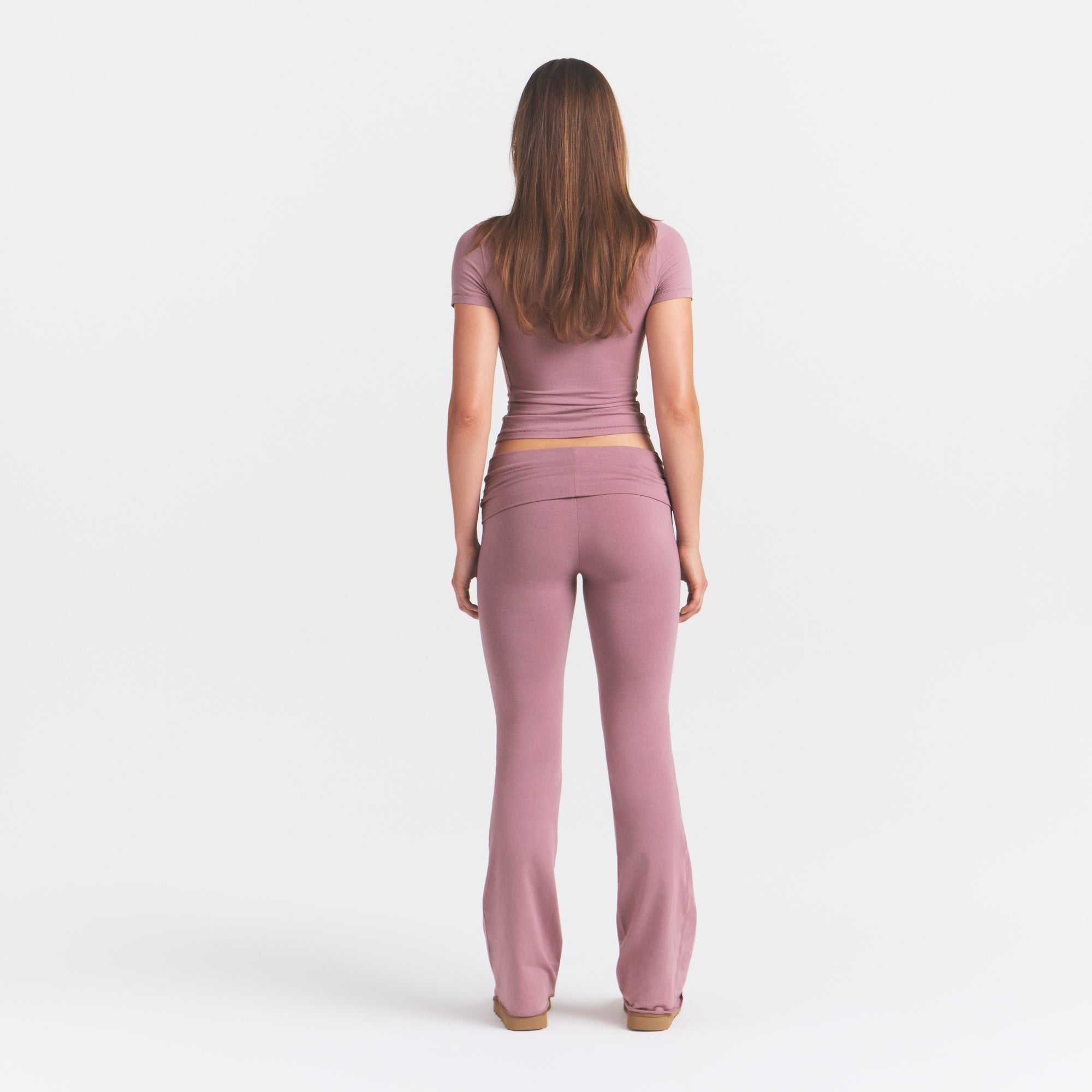 cotton jersey foldover pant cotton jersey foldover pant