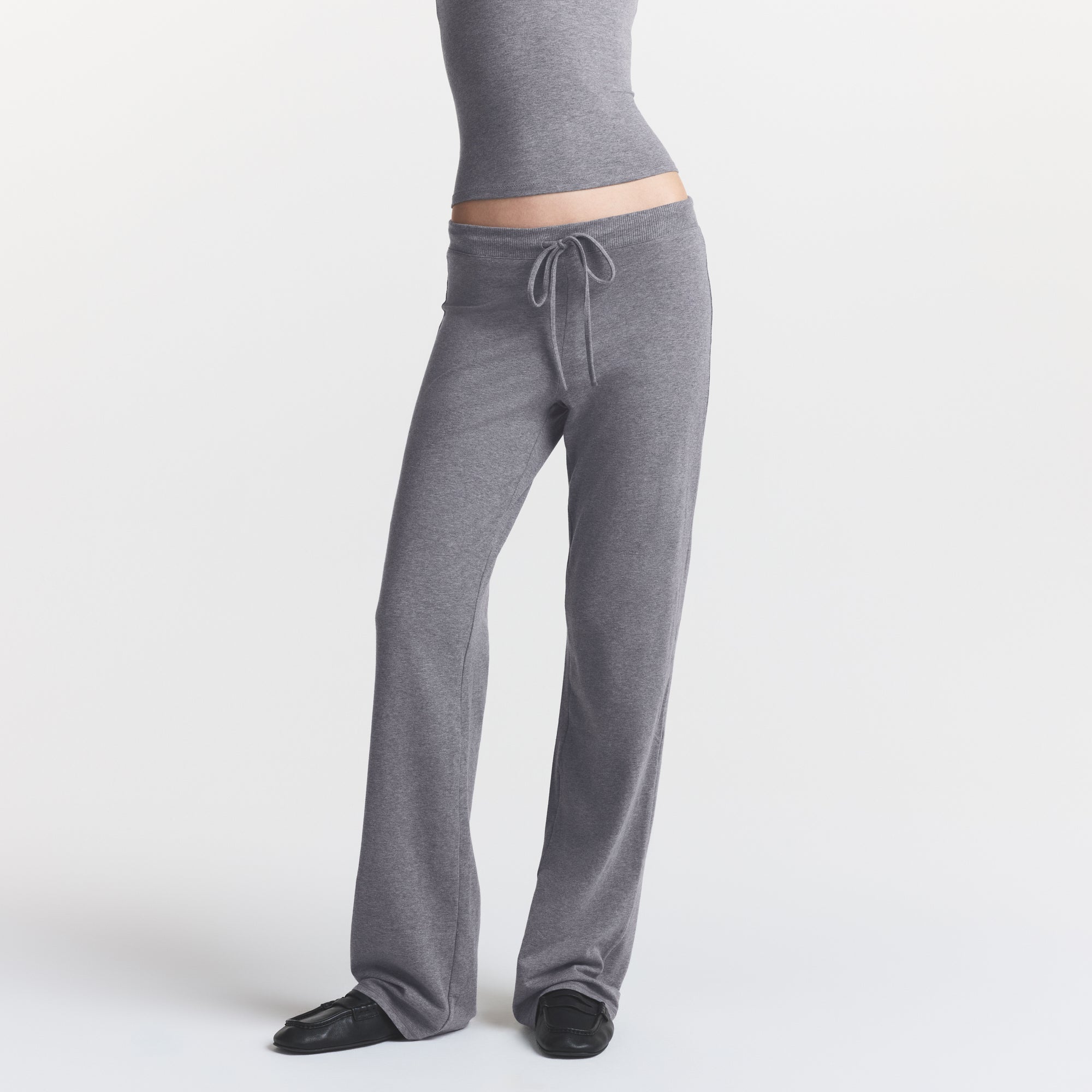 cotton jersey straight leg pant cotton jersey straight leg pant