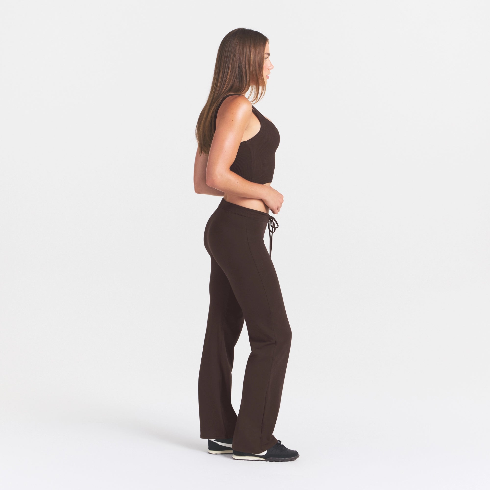 cotton jersey straight leg pant cotton jersey straight leg pant