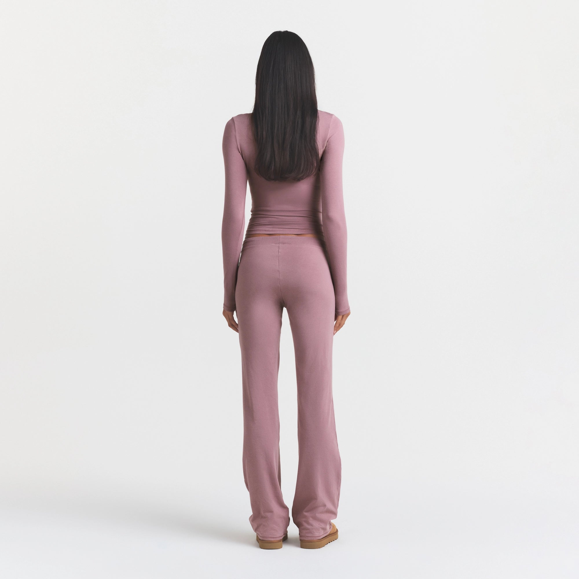 cotton jersey straight leg pant cotton jersey straight leg pant