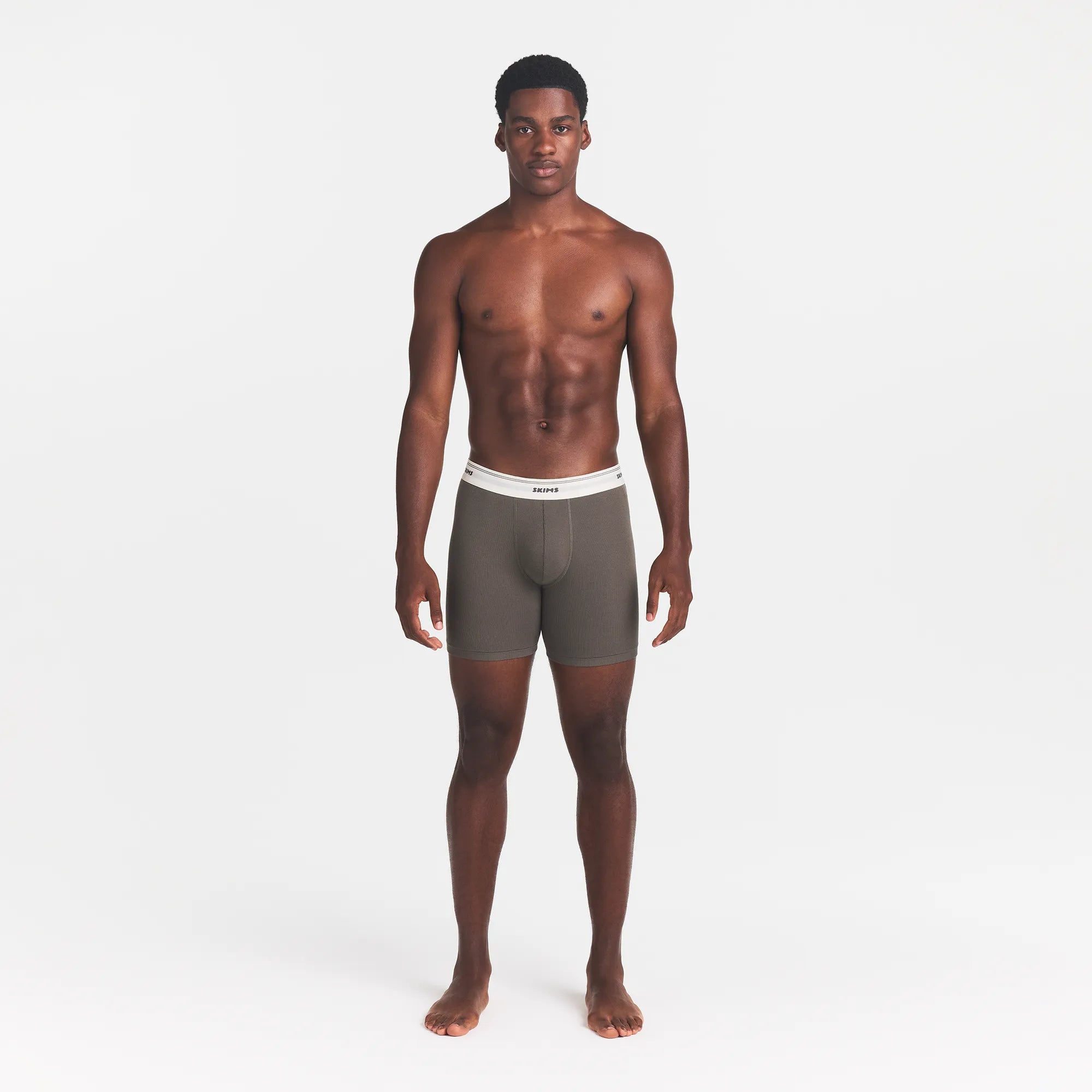 skims cotton rib mens 5" boxer brief skims cotton rib mens 5" boxer brief