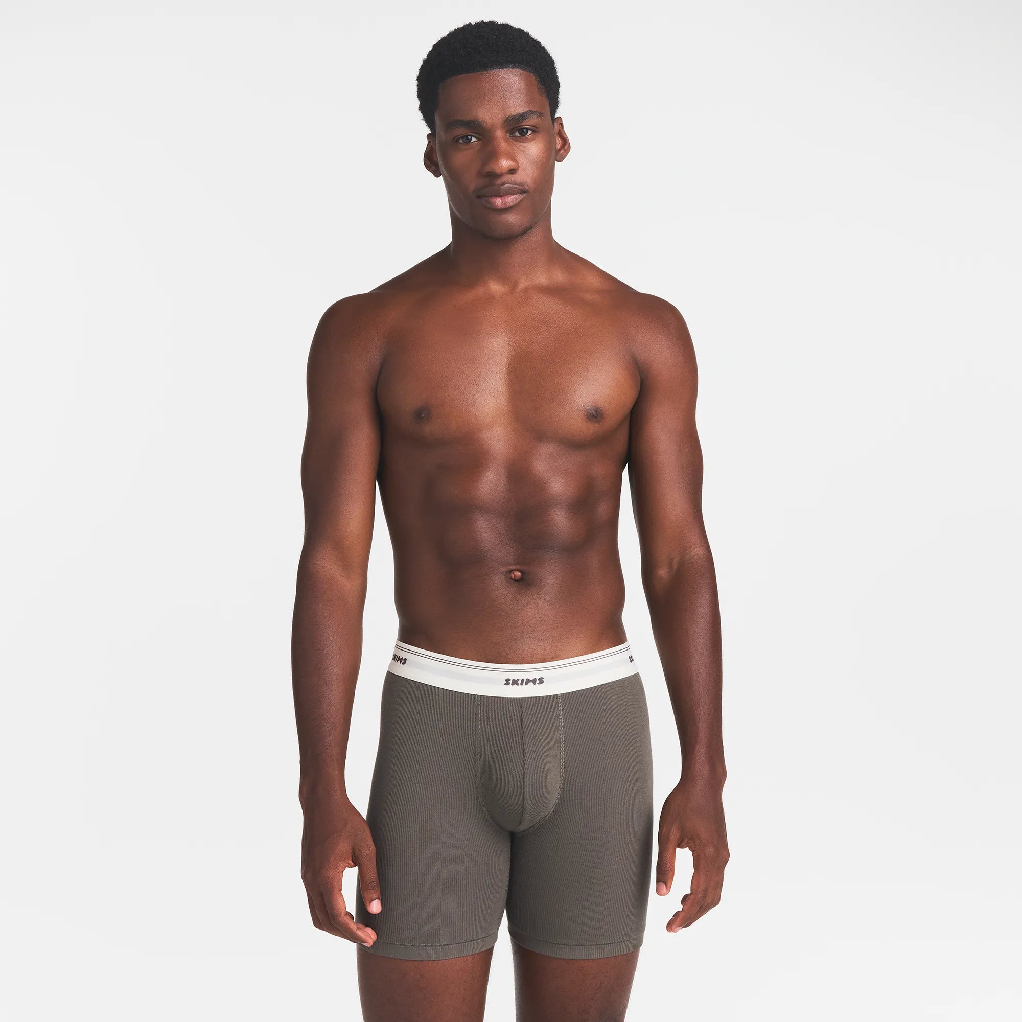 skims cotton rib mens 5" boxer brief skims cotton rib mens 5" boxer brief