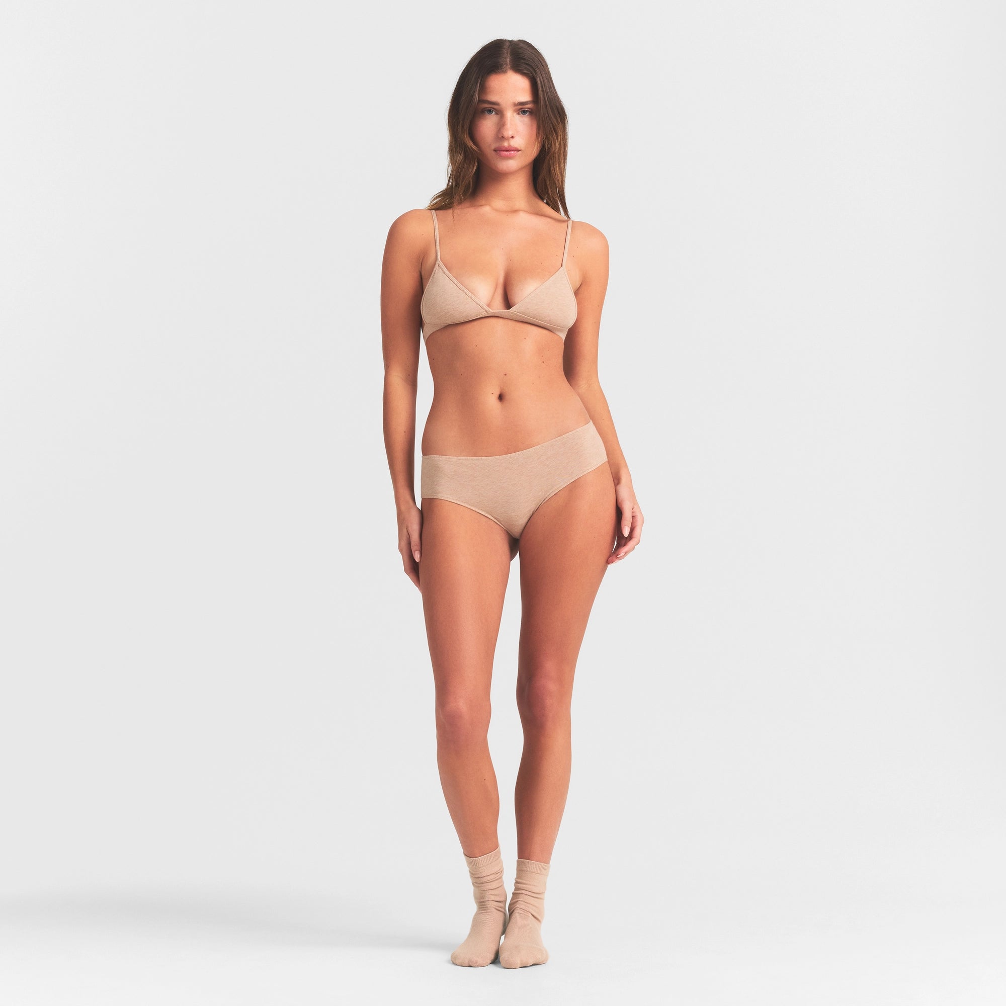 everyday cotton triangle bralette everyday cotton triangle bralette