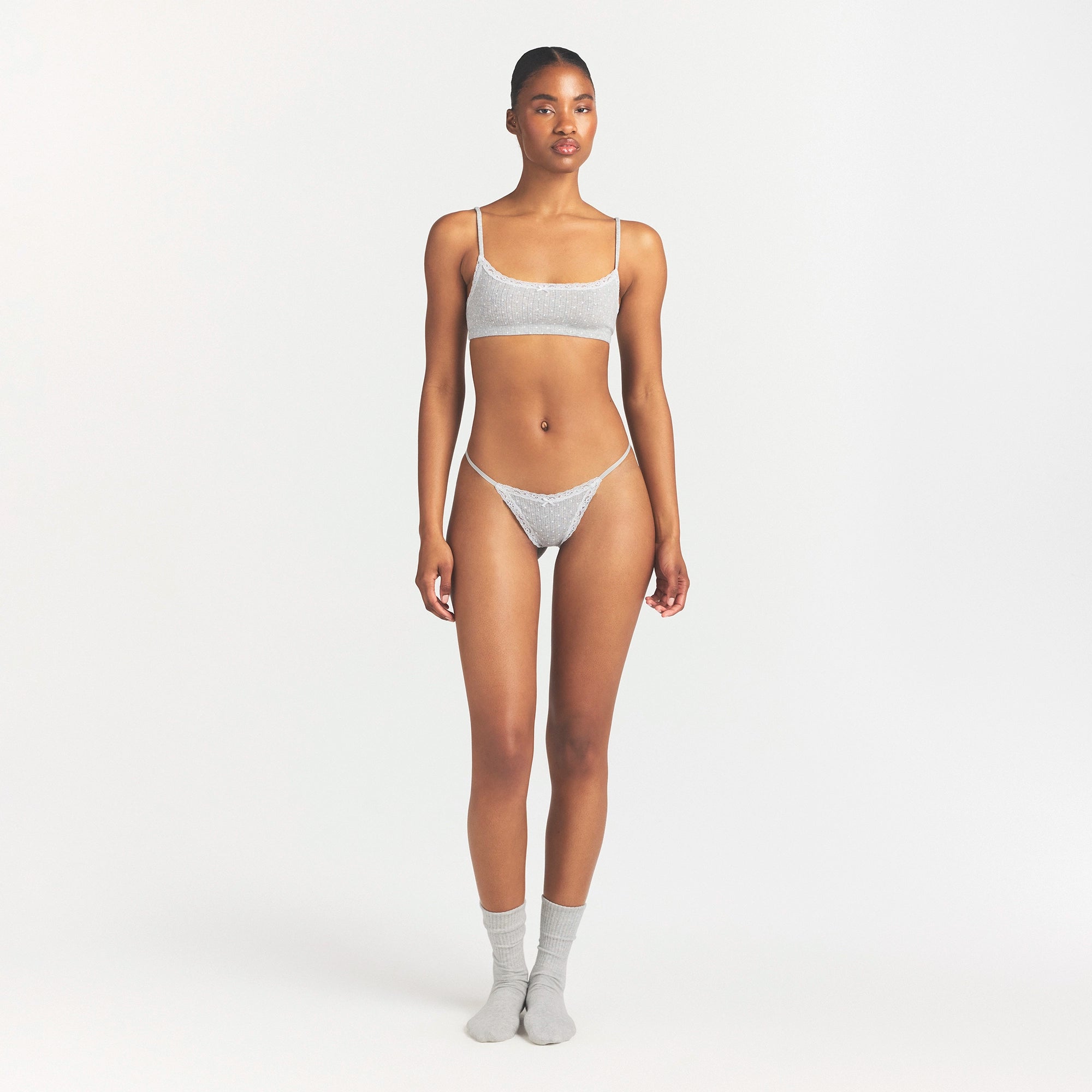 lightweight cotton pointelle scoop bralette lightweight cotton pointelle scoop bralette