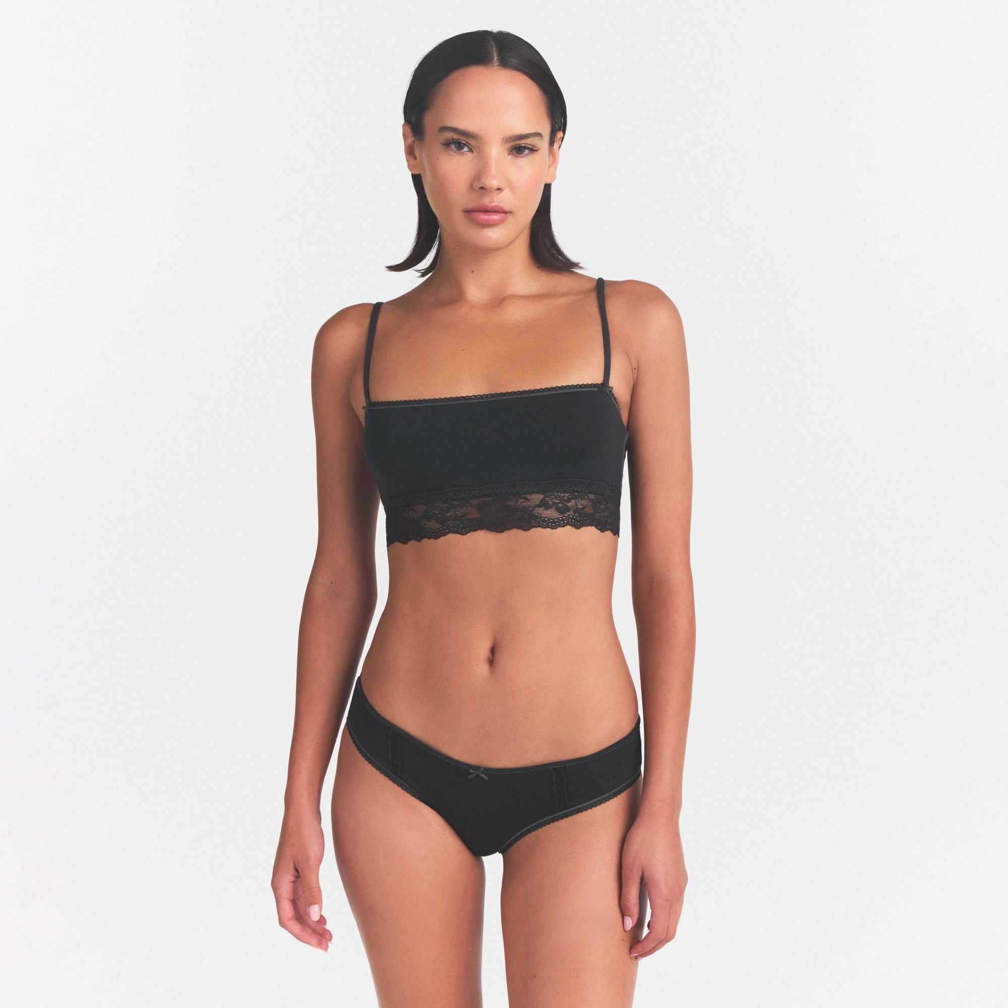 lightweight cotton straight neck bralette lightweight cotton straight neck bralette