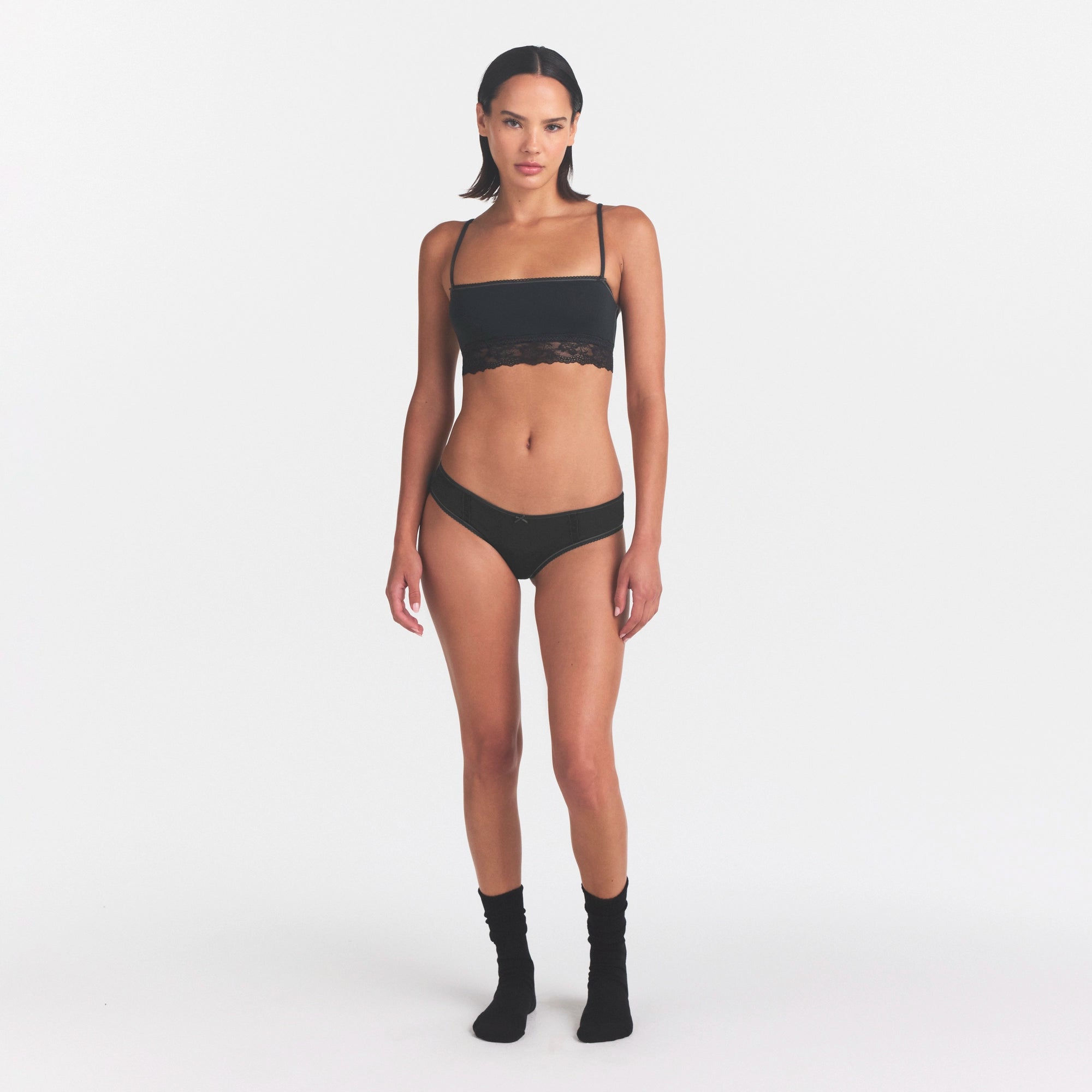 lightweight cotton straight neck bralette lightweight cotton straight neck bralette