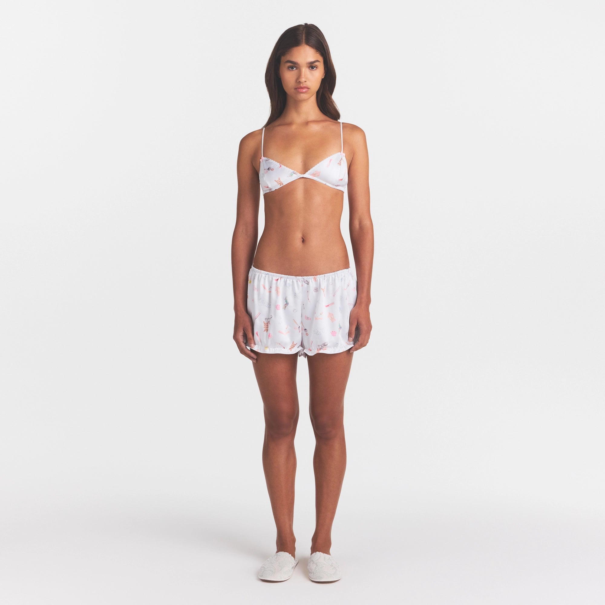 lightweight satin triangle bralette lightweight satin triangle bralette
