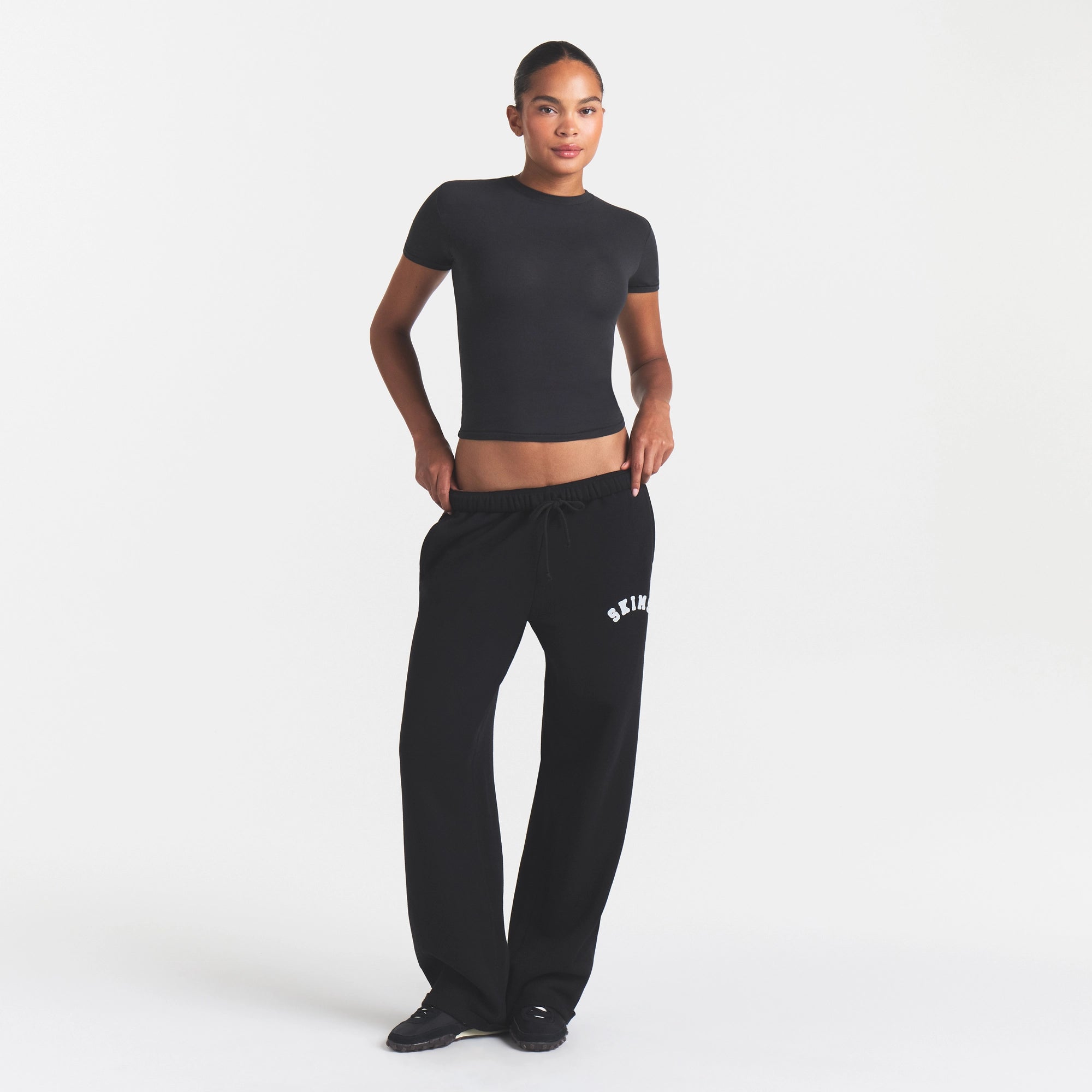 cotton fleece classic straight leg pant cotton fleece classic straight leg pant