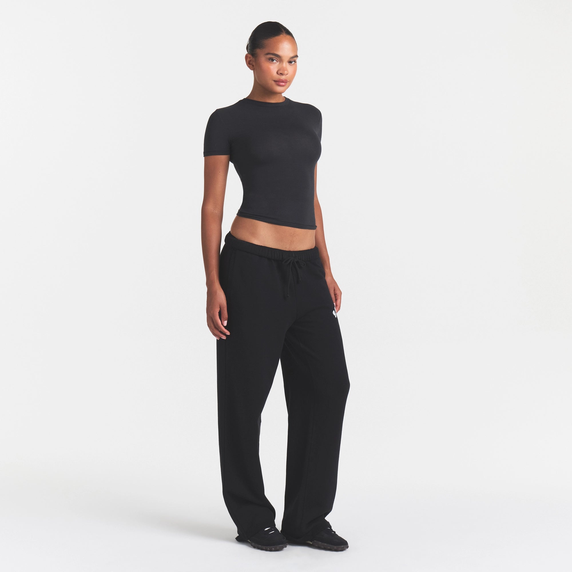 cotton fleece classic straight leg pant cotton fleece classic straight leg pant