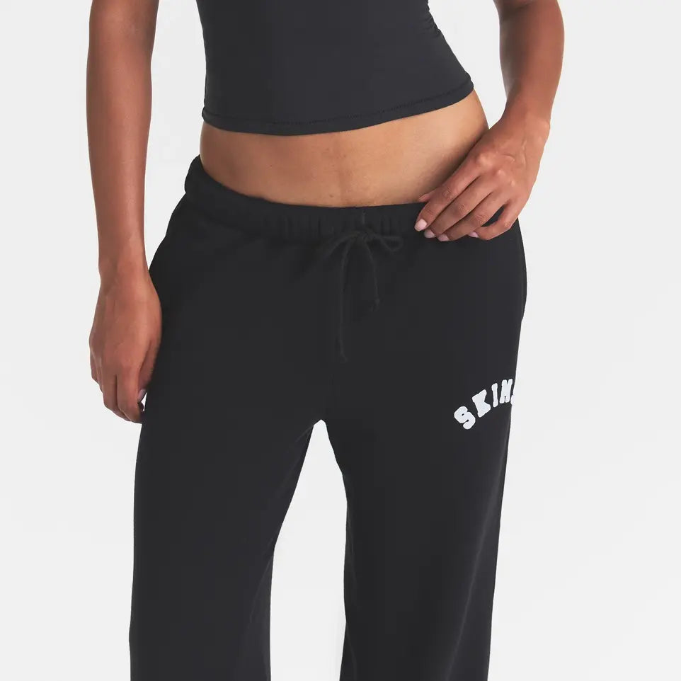 cotton fleece classic straight leg pant cotton fleece classic straight leg pant