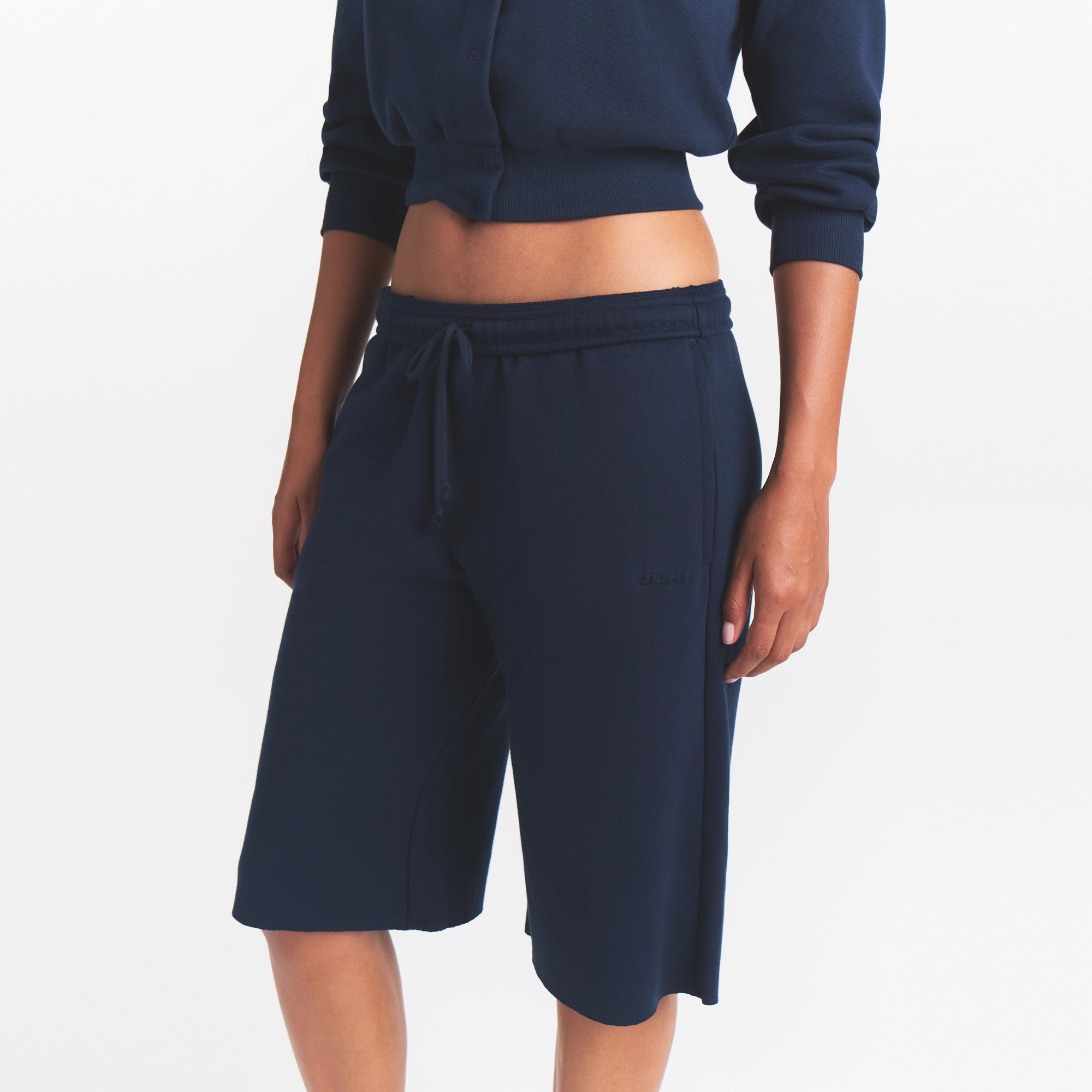 cotton fleece long short cotton fleece long short