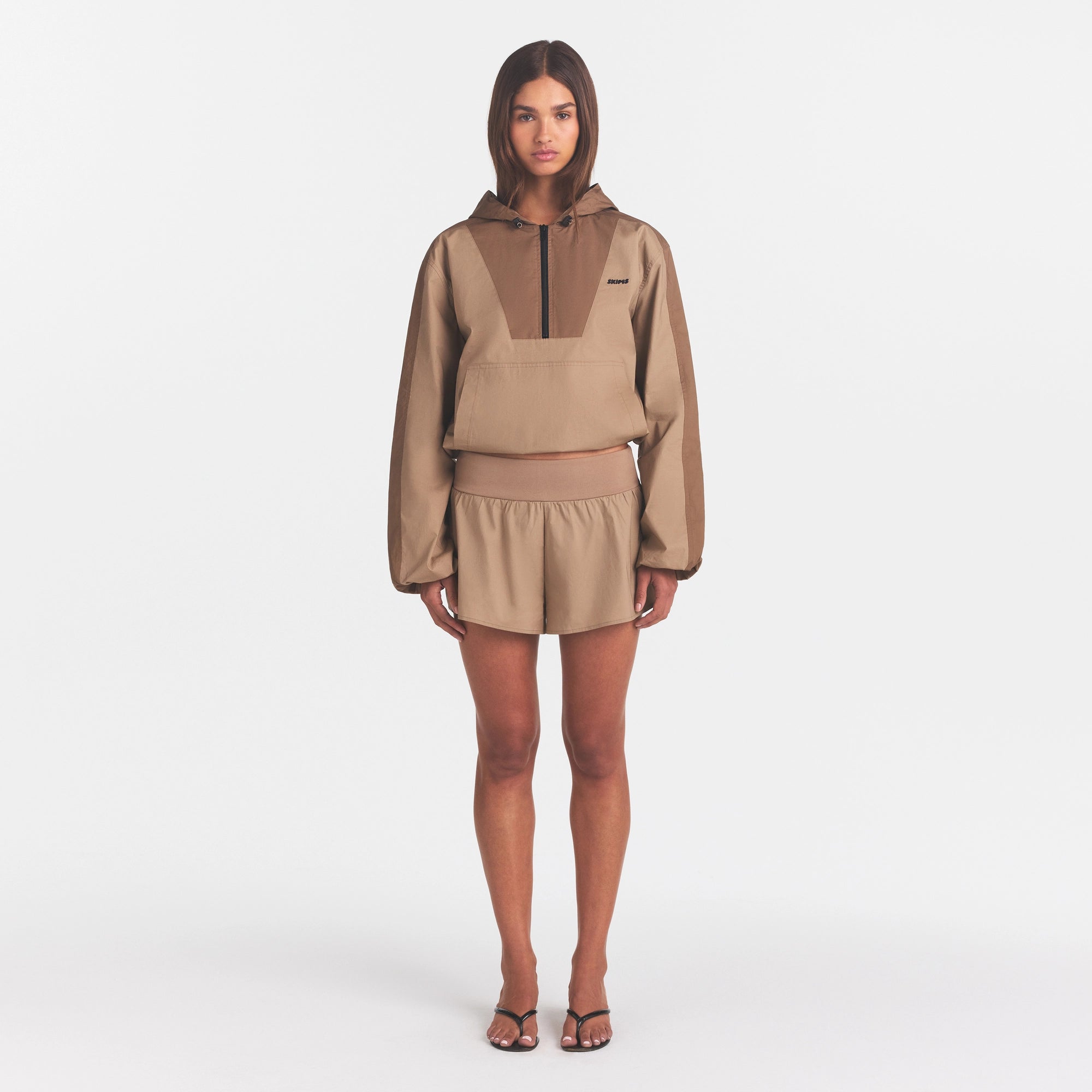 woven cotton flutter short woven cotton flutter short