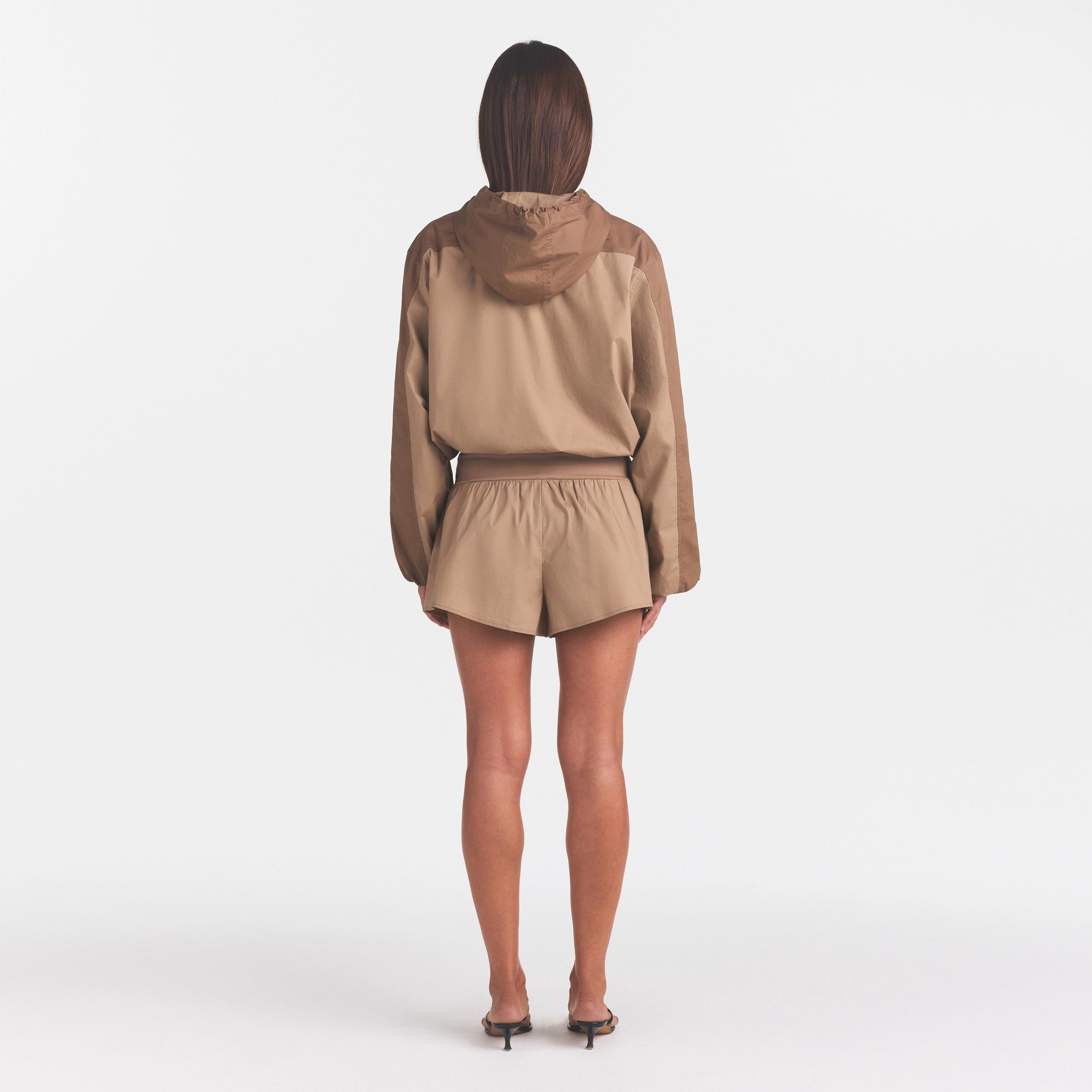 woven cotton flutter short woven cotton flutter short
