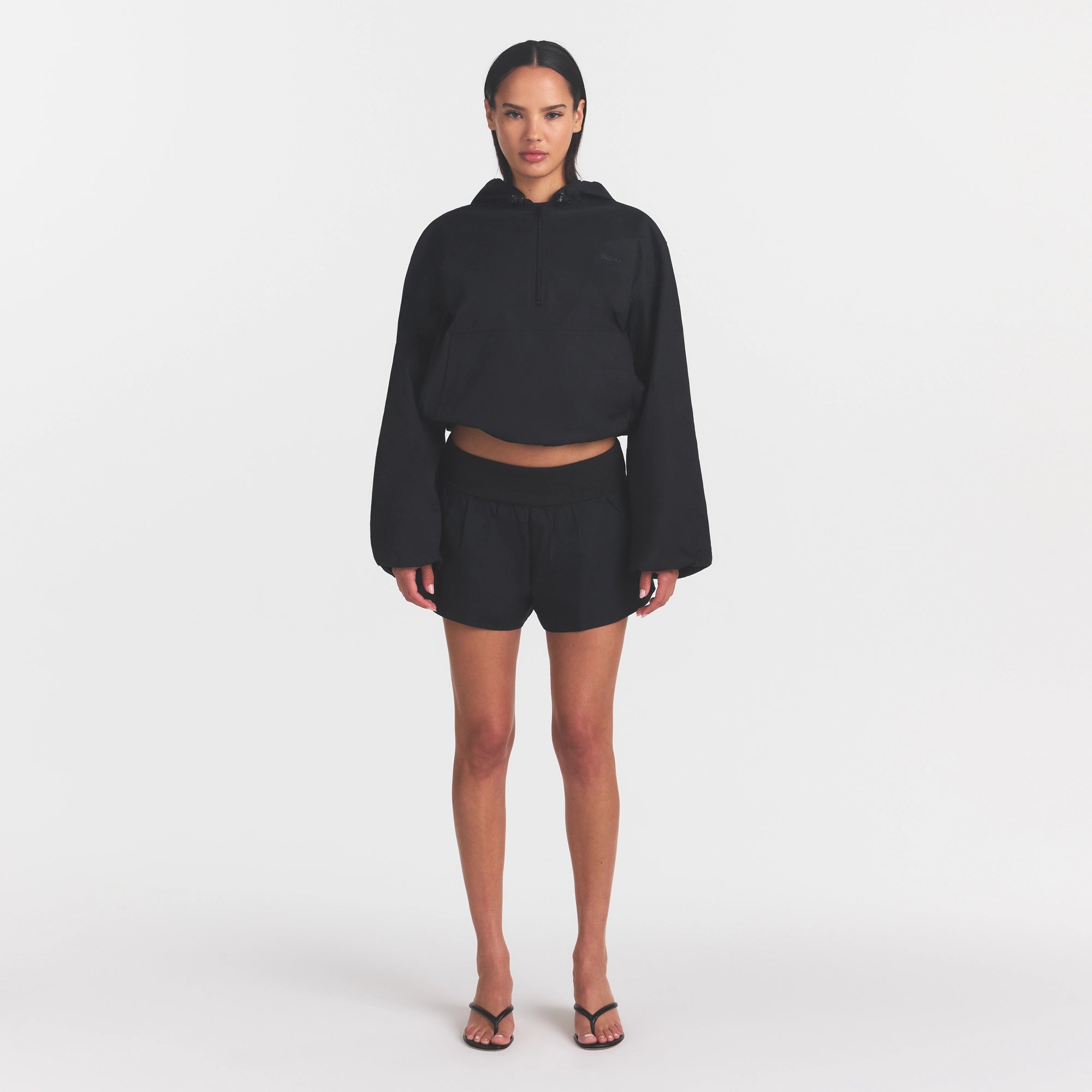 woven cotton flutter short woven cotton flutter short