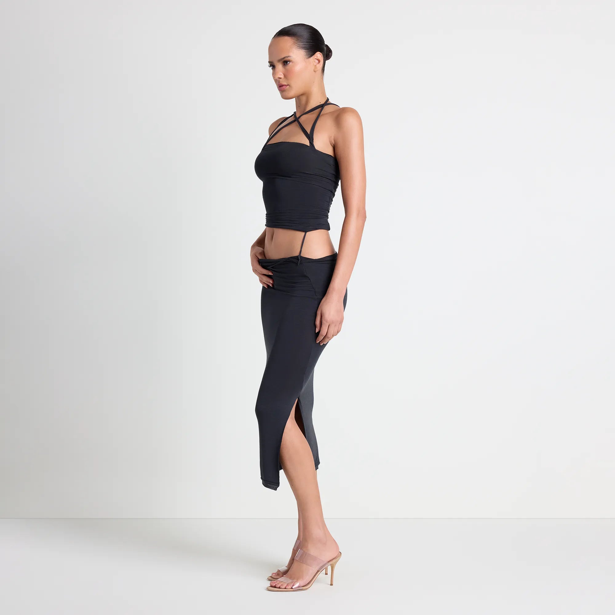 vettese x skims sheer modal midi skirt vettese x skims sheer modal midi skirt