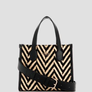 silvana chevron mini tote