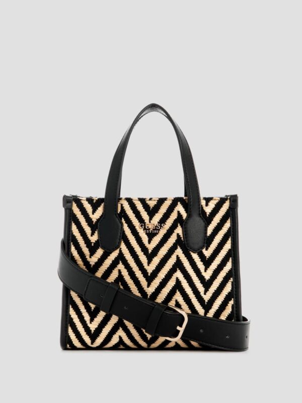 silvana chevron mini tote