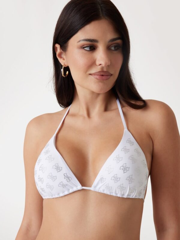 quattro g padded triangle bikini top