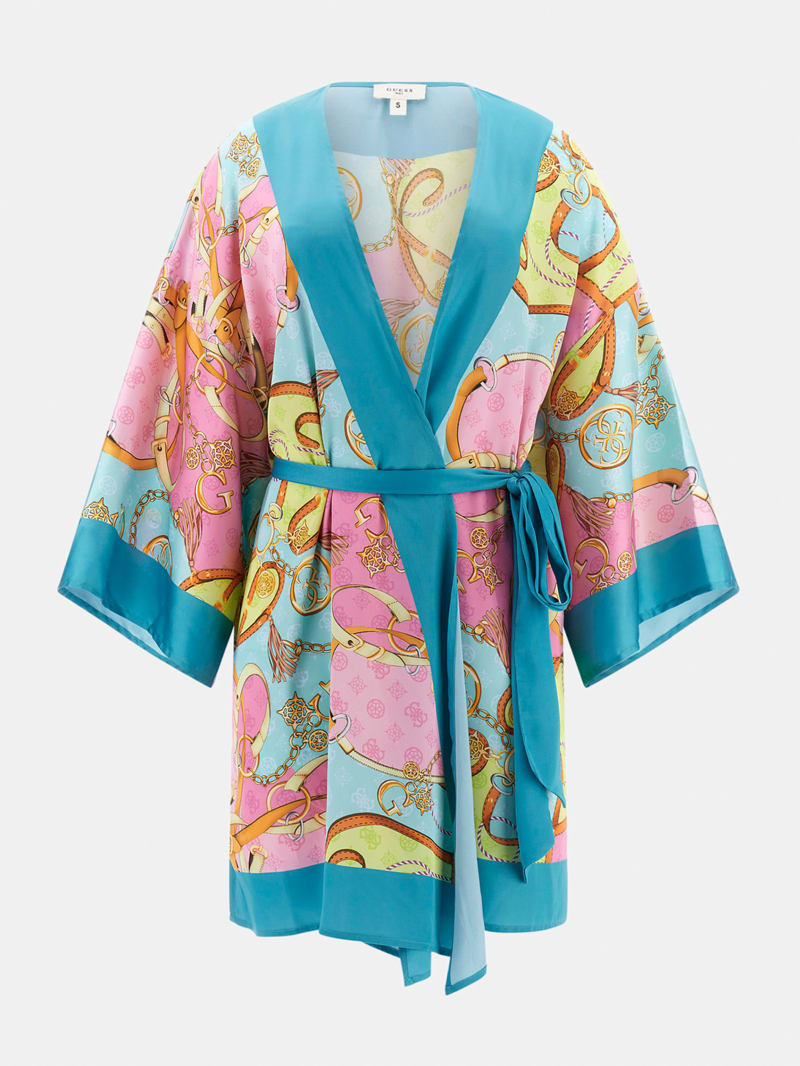 belted satin kimono belted satin kimono