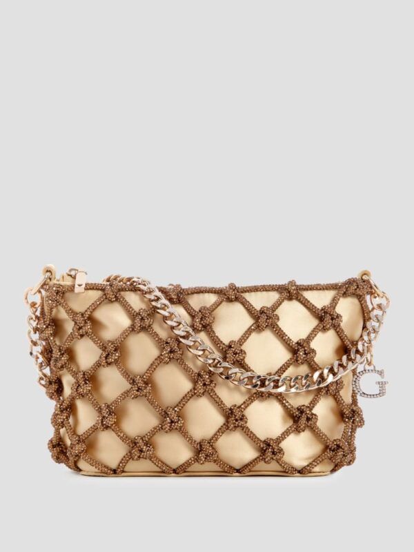 zalina top zip shoulder bag