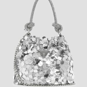 holiday shine top handle pouch
