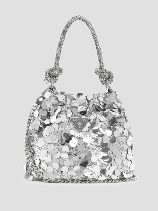holiday shine top handle pouch