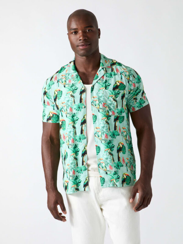 printed viscose shirt