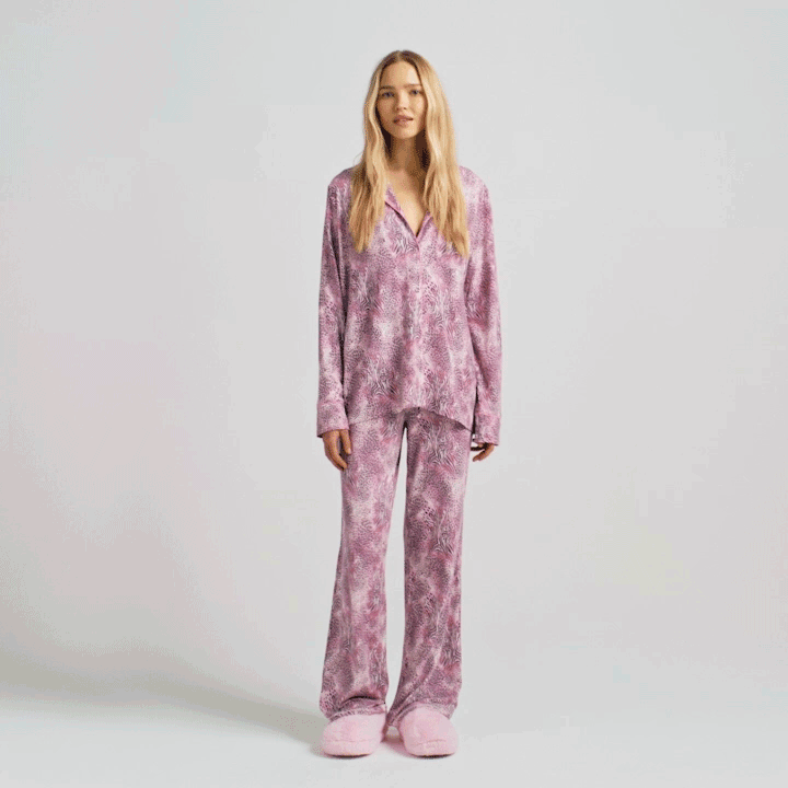 skims sleep long sleeve button up set skims sleep long sleeve button up set