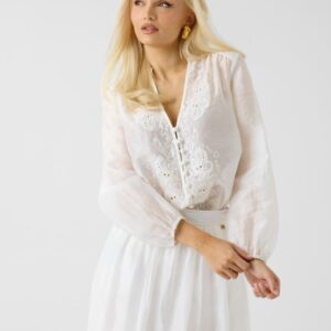 marciano linen blend shirt