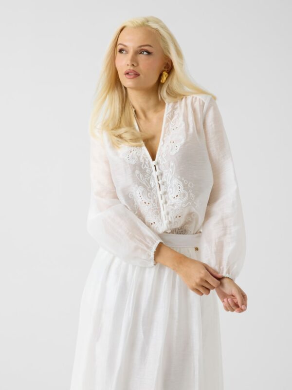 marciano linen blend shirt