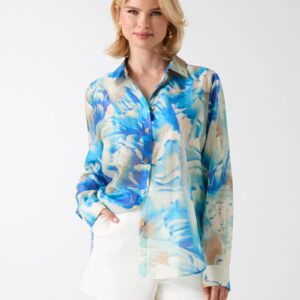 marciano printed shirt