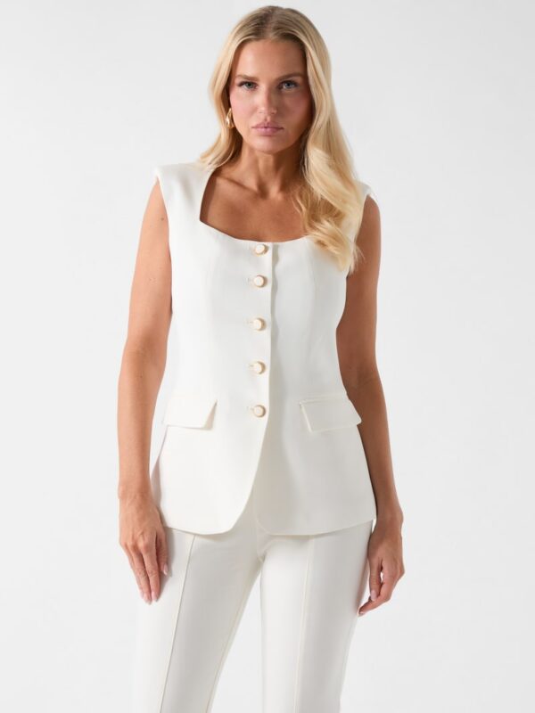 marciano viscose blend vest