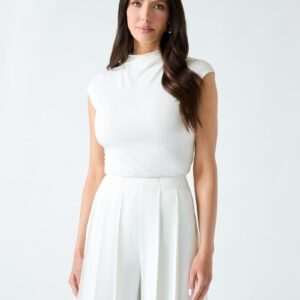 marciano pleated top