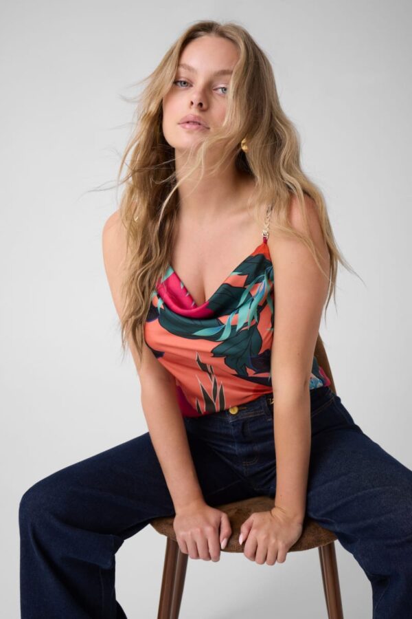 marciano floral print top