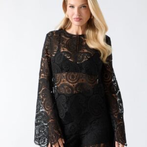 marciano lace top