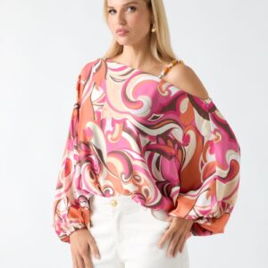 marciano one shoulder blouse