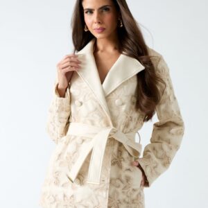 marciano lace short trench