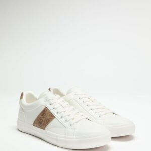 faux leather sneakers