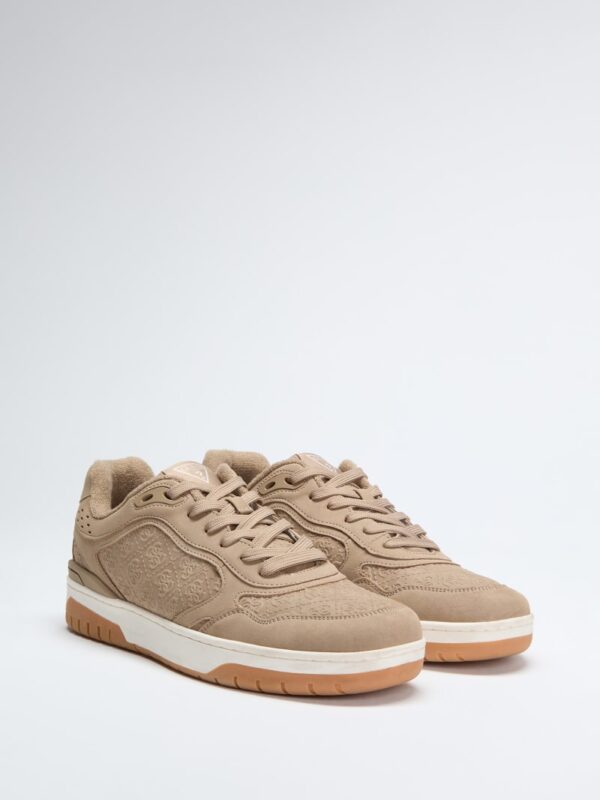 nanon quattro g faux suede sneakers