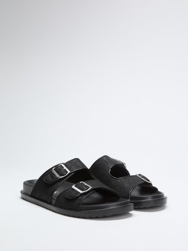 verone jacquard quattro g dual stap slides