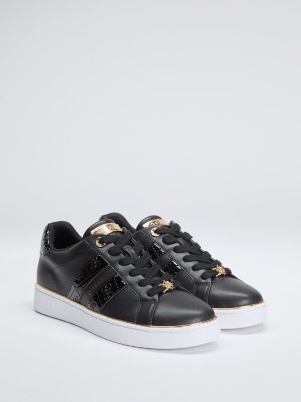 barlie faux leather sneakers