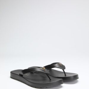 candry logo flip flop sandals