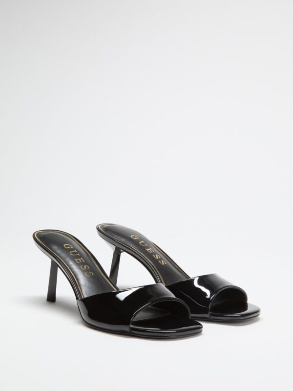 carisse patent look sandals