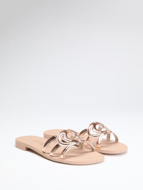 elyho jelly cutout slide sandals