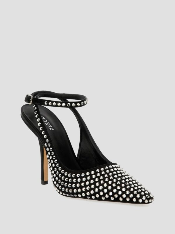 estar rhinestone sling back pumps