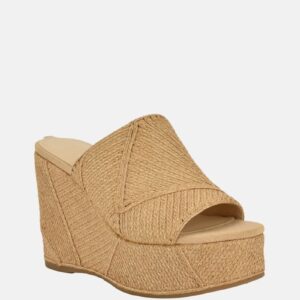 evenz raffia platform wedges