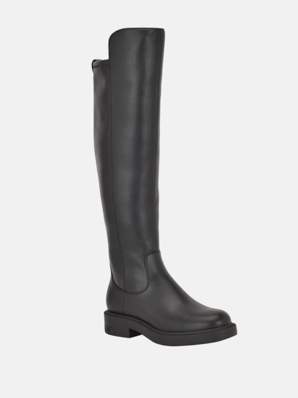 fyza knee high faux leather boots