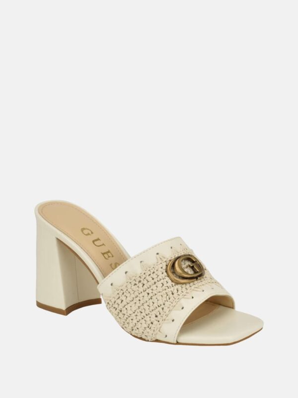 gellian woven mules